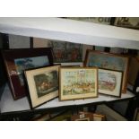 A good lot of hunting related prints, COLLECT ONLY.