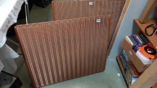 A pair of quad floor standing ''Copper front'' speakers