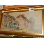 A good framed and glazed watercolour signed Lucas, 1893. COLLECT ONLY.