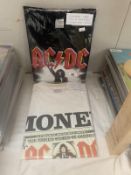 Two vintage originnal AC DC tour shirts - Blow Up Your Video and Money Talks - AC/DC