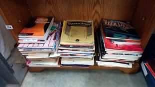 Large quantity of music books