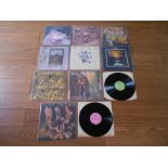 Collection of classic Rock LP's including Jethro Tull Generally Excellent condition