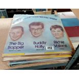 Quantity of Buddy Holly LPs, His undubbed versions, Good Rocking Tonkey, The day the music died