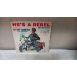 Hard to find , He's a Rebel crystals London Mono HA8120 near mint