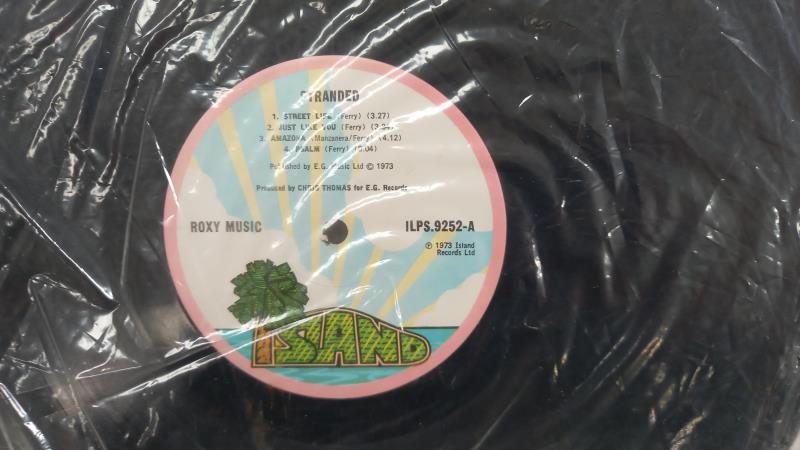 Roxy Music Stranded Pink rim island A1/B1 Excellent Condition - Image 2 of 2