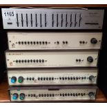 A Rotel 10 band graphic equalizer