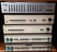 A Rotel 10 band graphic equalizer