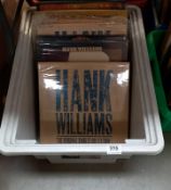 Hank Williams 7 Boxes of LPs