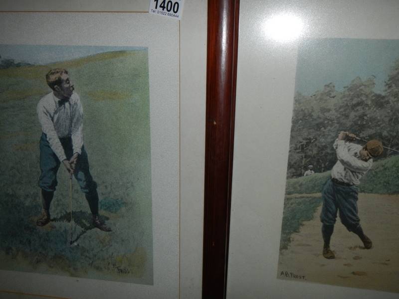 A pair of golf related prints, COLLECT ONLY. - Image 3 of 3