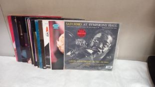 25 Good Jazz LPs, Duke, Ella, Armstrong etc mostly excellent condition