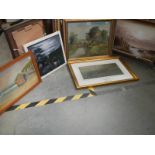 A quantity of oil paintings including blaenown by William Gidwell, COLLECT ONLY.