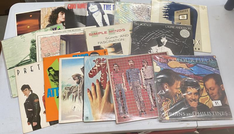 20 notewrothy 1970s and 1980s albums including Talking Heads, Lloyd Cole, Simple Minds, Tubes, Elvis - Image 2 of 6