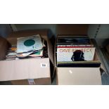 2 boxes of LPs, Pink floyd, Zeppelin, Alice copper