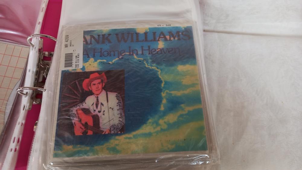 A folder of 21 Hank Williams and 1 Avarey Williams. - Image 2 of 4