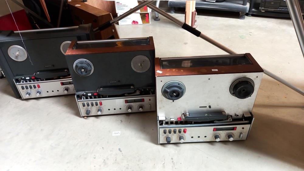 3x Revox reel to reel decks A/F