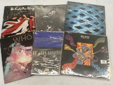 6 The Who LPs including A Quick One, The Singles, Story of, Tommy, Quadrophenia, Kids Are Alright
