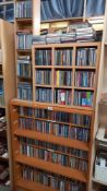 Very Large Quantity of CDs Rock / Pop Classical Etc including Cabinets / shelves