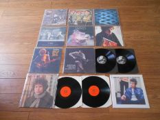 Collection of Bob Dylan and Who vinyl LP's Generally Excellent condition