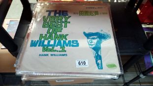 A quantity of Hank Williams China/Japan pressings,