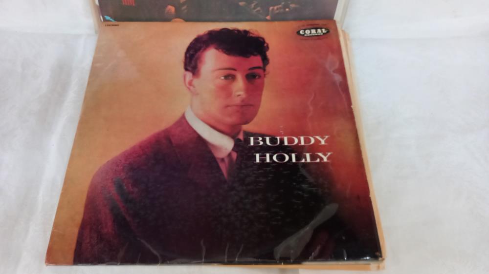 11 Buddy Holly albums including some early croal pressings. - Image 3 of 3