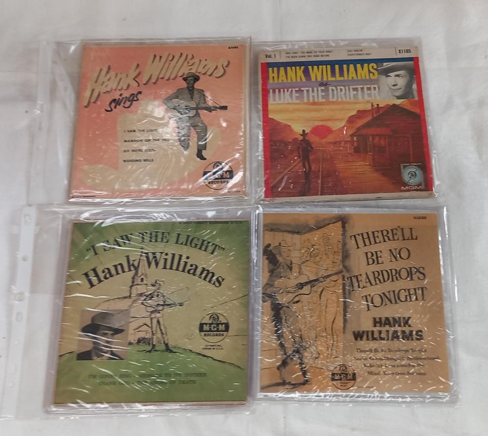 9 x Mixed Hank Williams 45's - Image 2 of 3