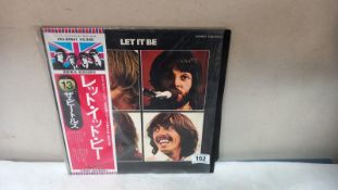 Beatles, Let it be Apple EAS 80561 Japan Ubi Vinyl LP