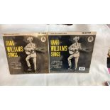 2 x Hank Williams Sings 10 inch UK copy MGM D105GM