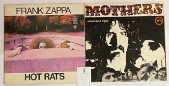 2 Frank Zappa Albums, Hot Rats and Absolutely Free