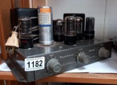 A Heathkit valve amplifier model A1