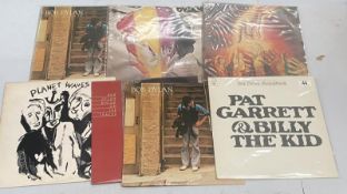 6 Bob Dylan LPs in excellent condition