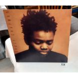 Lovely copy, Tracy Chapman S/T, Elektra 960774-1 with inner, near mint