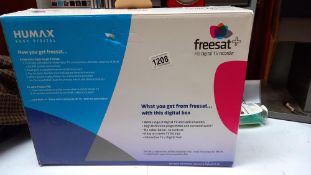A boxed Humax Freesat including remote
