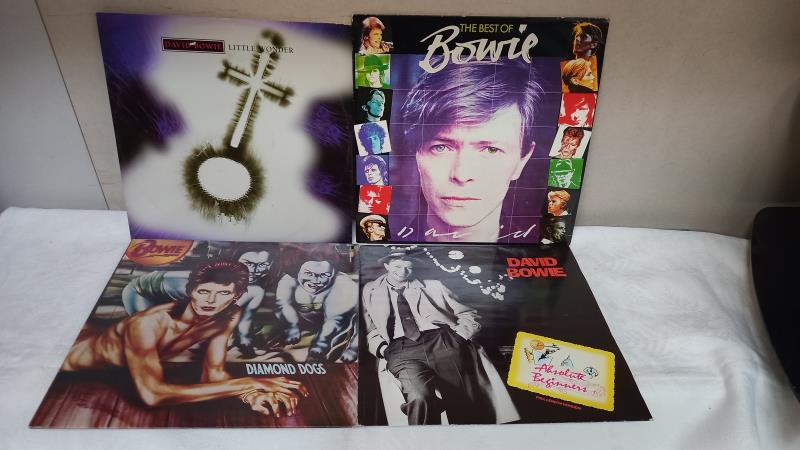 5 Bowie, 4 Lps and 12" .Man who sold the world Heroes etc - Image 2 of 3