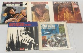 5 John Mayall LPs includes Crusade in excellent condition