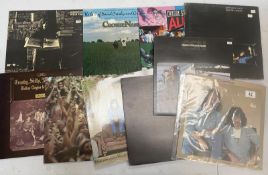 An interesting lot of albums by Crosby, Stills, Nash and Young together and solo duo etc.