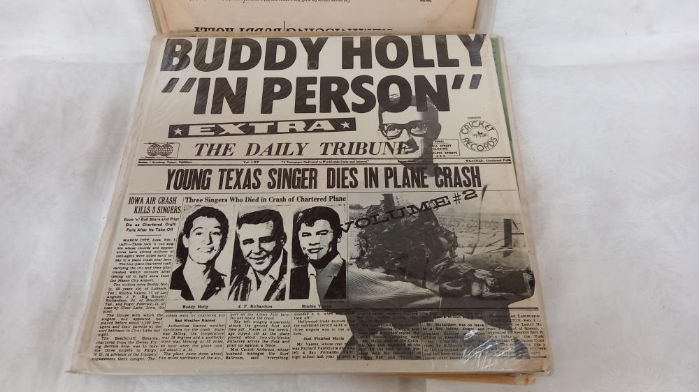 11 Buddy Holly albums including some early croal pressings. - Image 2 of 3