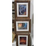 Three framed and glazed 'Australian' prints, COLLECT ONLY.