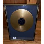 Gold disc picture of sterling records Ltd. Honky Tonkin Hank WIlliams