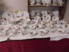 Approximately fifty pieces of Royal Worcester Evesham pattern table ware, COLLECT ONLY.