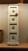 A shabby chic style cupboard height 68cm COLLECT ONLY