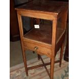 A Victorian display case on stand. COLLECT ONLY.