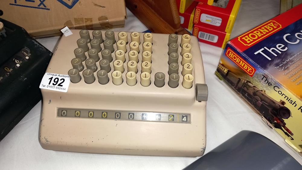 2 vintage Bell Punch plus model 509/s 509/fs and a cante De calculator adding machines COLLECT ONLY - Image 3 of 5