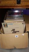 A box of Hank Williams LP's