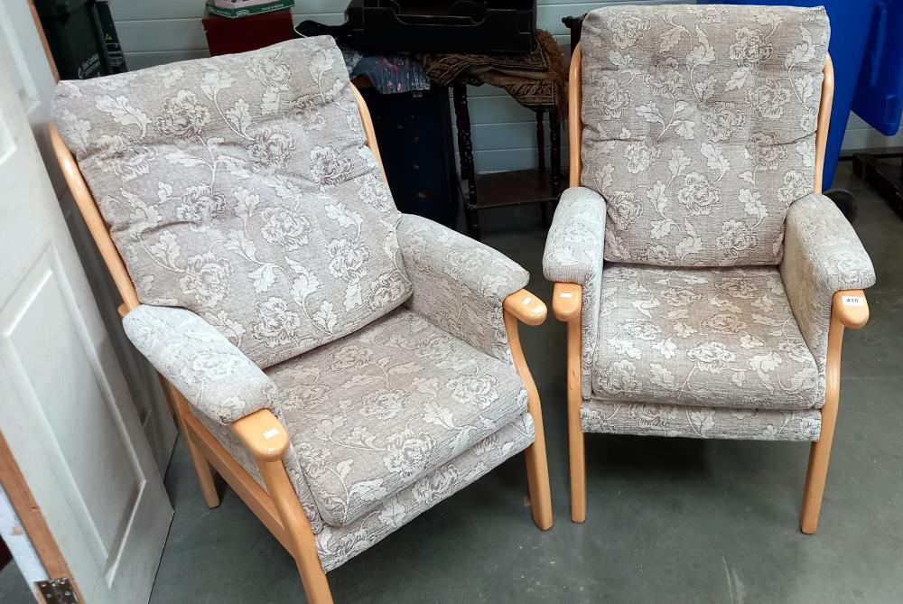 Pair of arm chairs COLLECT ONLY