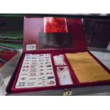 A good cased Mahjong set.