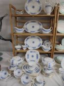54 pieces of Coalport 'Revelry' pattern tea and dinner ware, COLLECT ONLY.