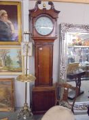 A 30 hour painted dial Grandfather clock by Mason Chesterfield. COLLECT ONLY.