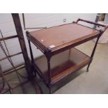 A mahogany tea trolley, COLLECT ONLY.