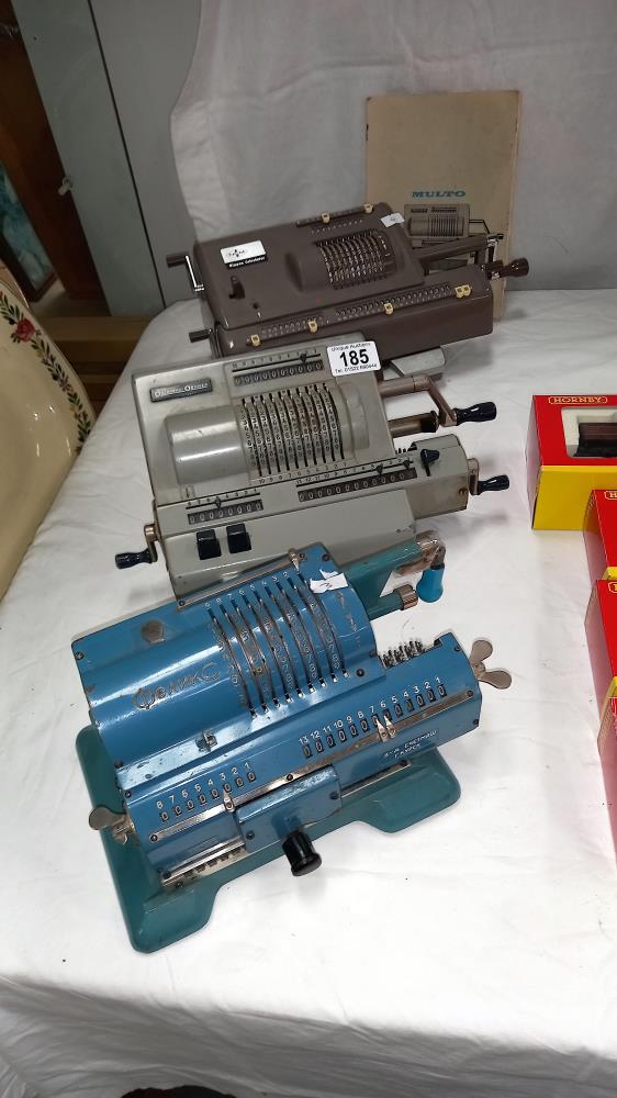 A vintage Nippon and original Odhner and a Russian calculator adding machines COLLECT ONLY