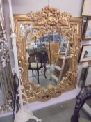 A large gilt framed mirror, COLLECT ONLY.